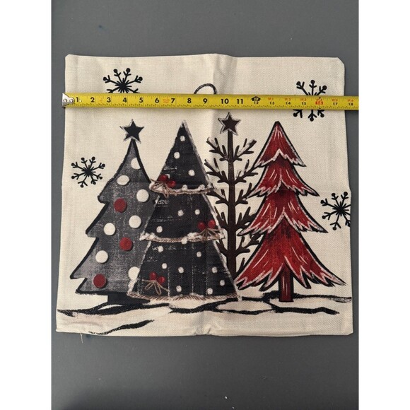 Christmas Throw Pillow Covers Christmas Decorations 18in x 18in NEW (4pack) - Picture 6 of 9